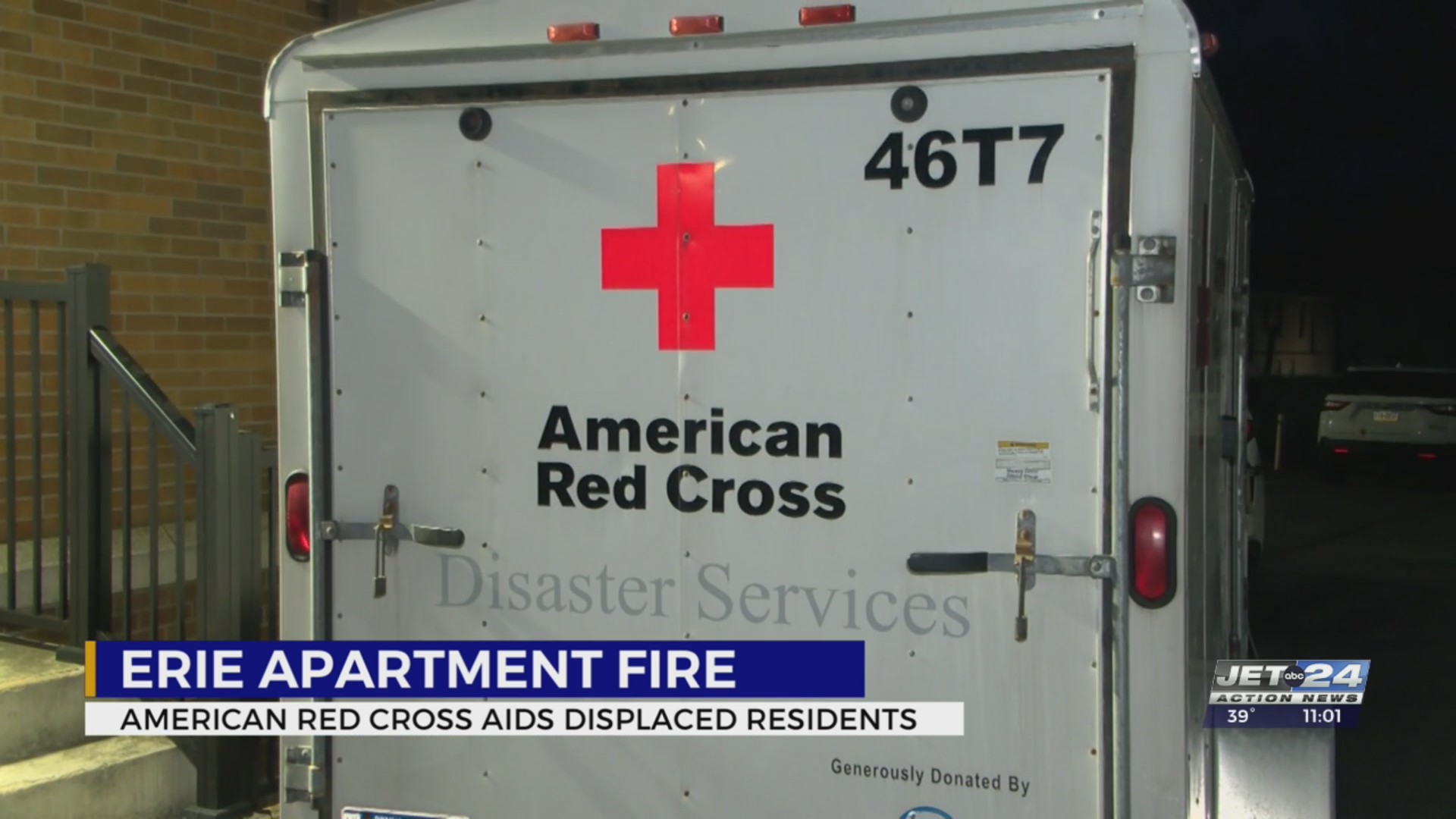 Red Cross aids Erie residents who were displaced by apartment fire