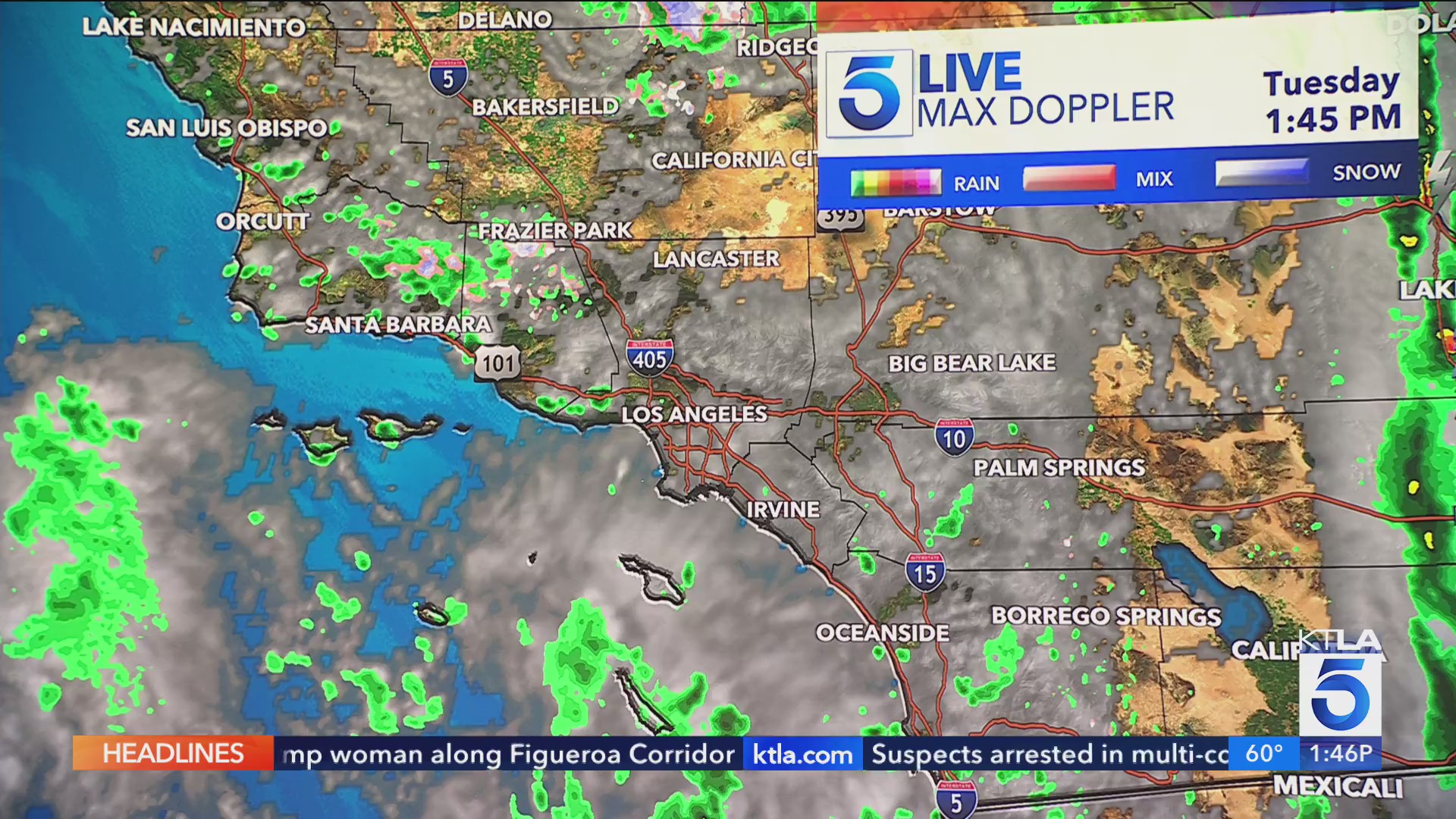 More rain is in the forecast for Southern California this week – KTLA