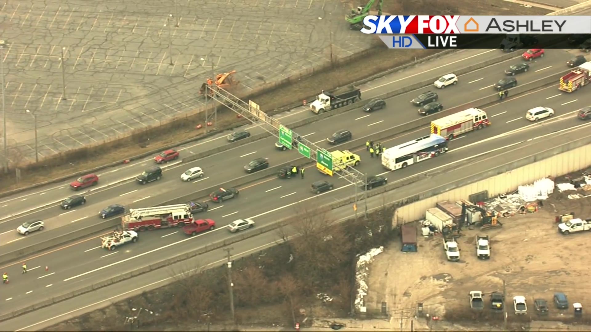 TRAFFIC ALERT: I-90 lanes blocked at I-77 – Fox 8 Cleveland WJW