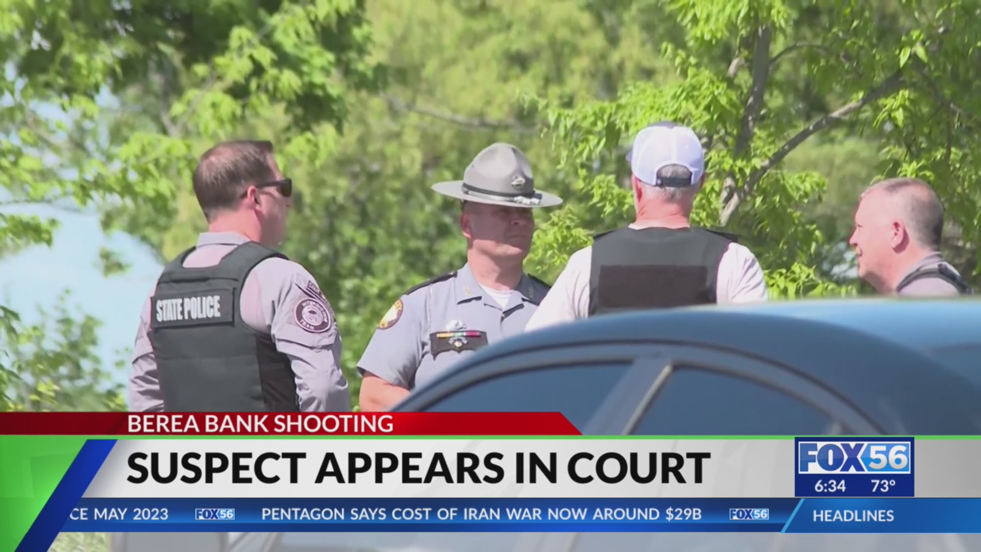 Deadly Berea bank shooting suspect waives hearing – FOX 56 News