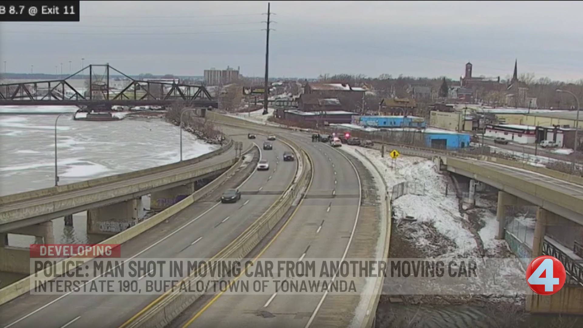 Niagara Falls man shot while driving on I-190 – News 4 Buffalo