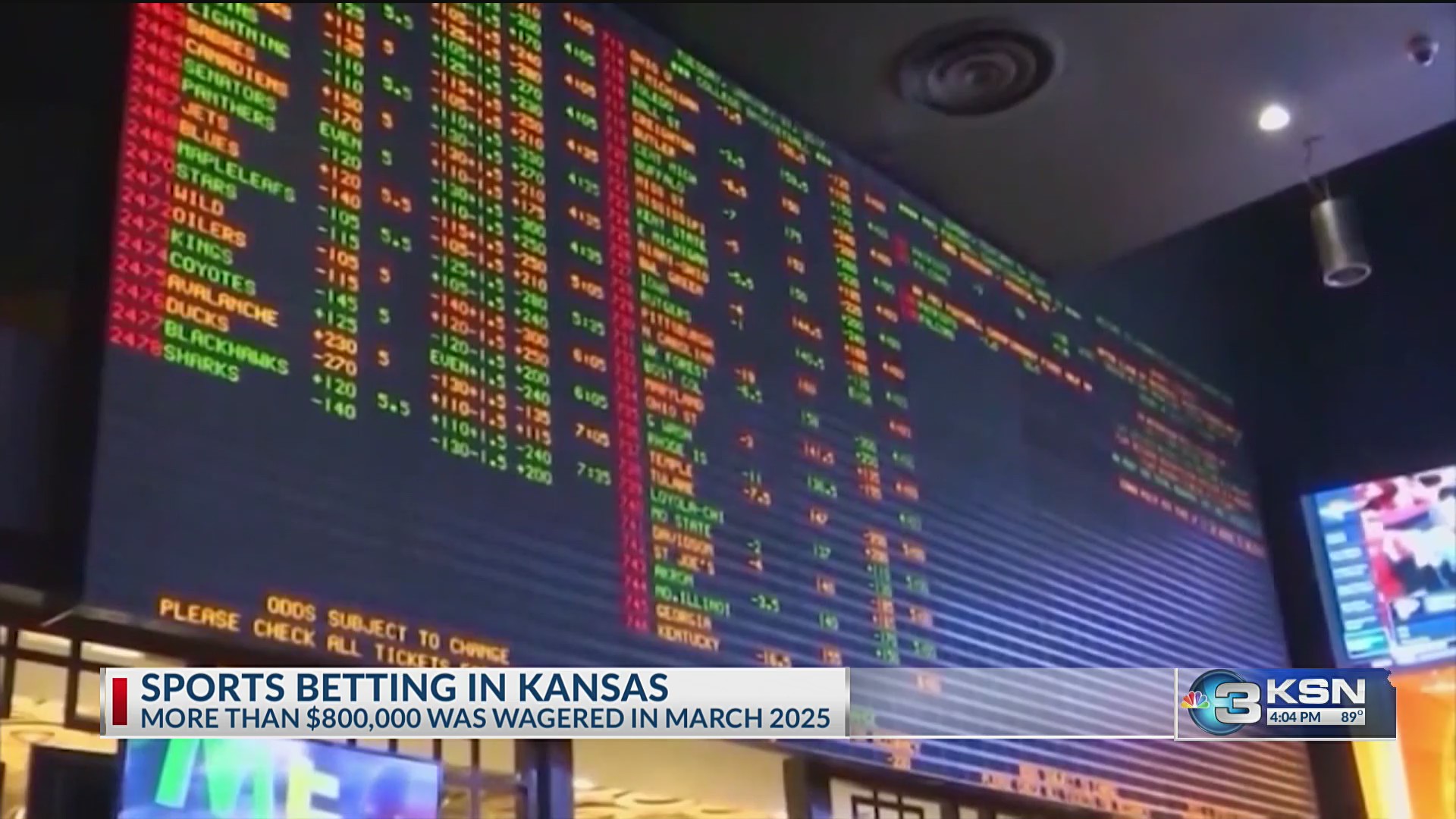 Kansas sports betting expected to surge as NCAA Tournament tips off ...