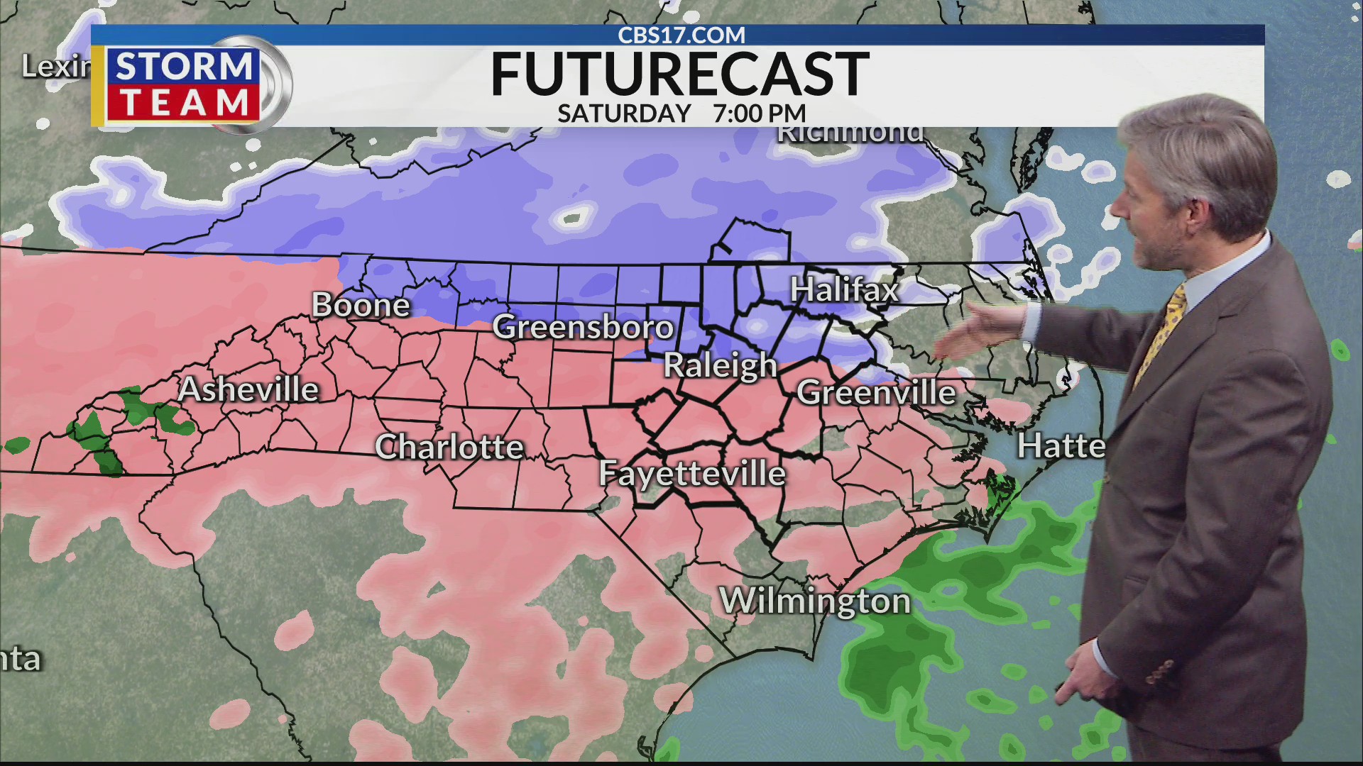Impactful winter storm this weekend in Raleigh – CBS17.com