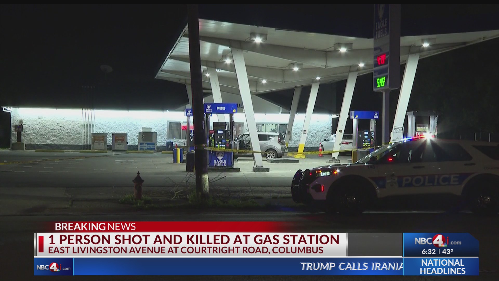 One person shot and killed at east Columbus gas station – NBC4 WCMH-TV
