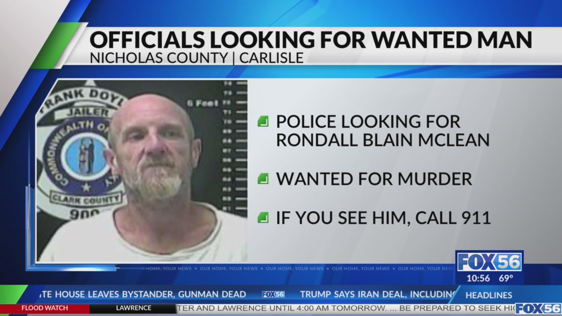 Manhunt for Nicholas County murder suspect with active warrant – FOX 56 ...
