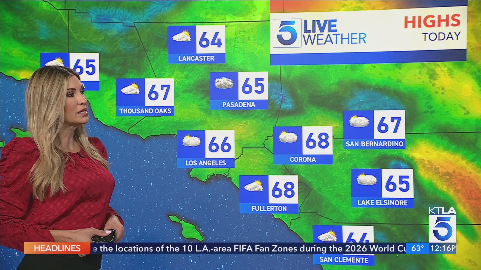 Temperatures to heat up as rain moves out of SoCal – KTLA