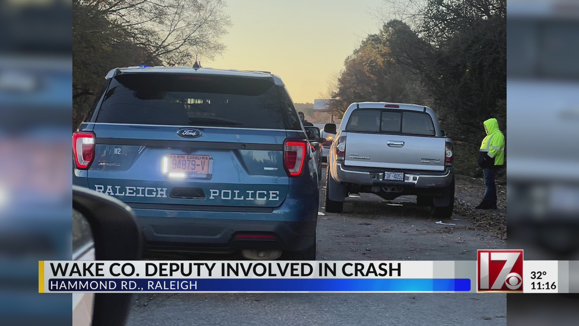 Wake County deputy involved in Raleigh crash – CBS17.com