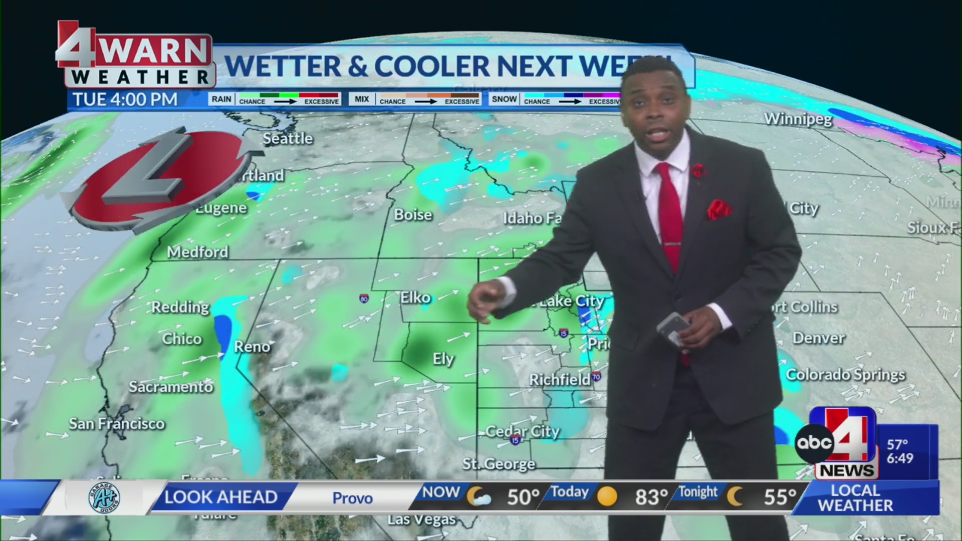 Record heat returns for the midweek ahead of a dry cold front taking ...
