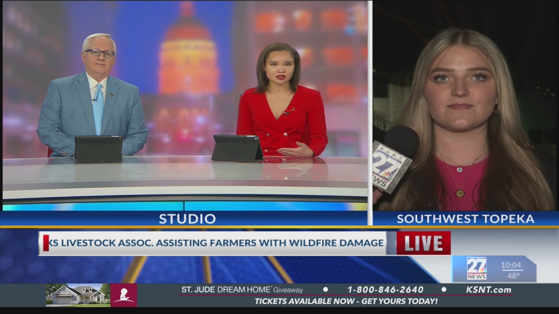 Wildfires devastate western Kansas, KLA steps in to help – KSNT 27 News