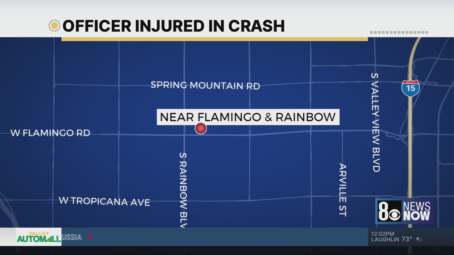 Suspected impaired driver collides with Las Vegas police vehicle – KLAS