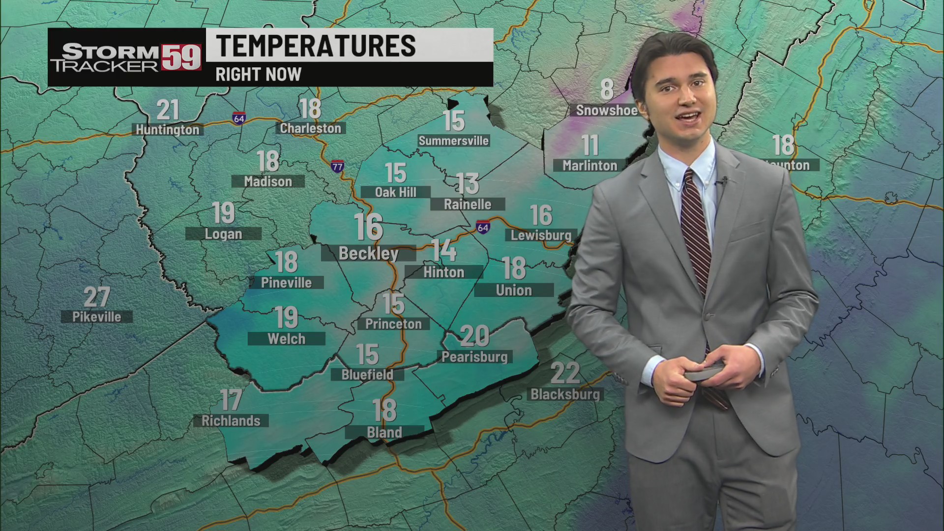 Chilly Temps stick around today with a Few Flakes this Afternoon – WVNS