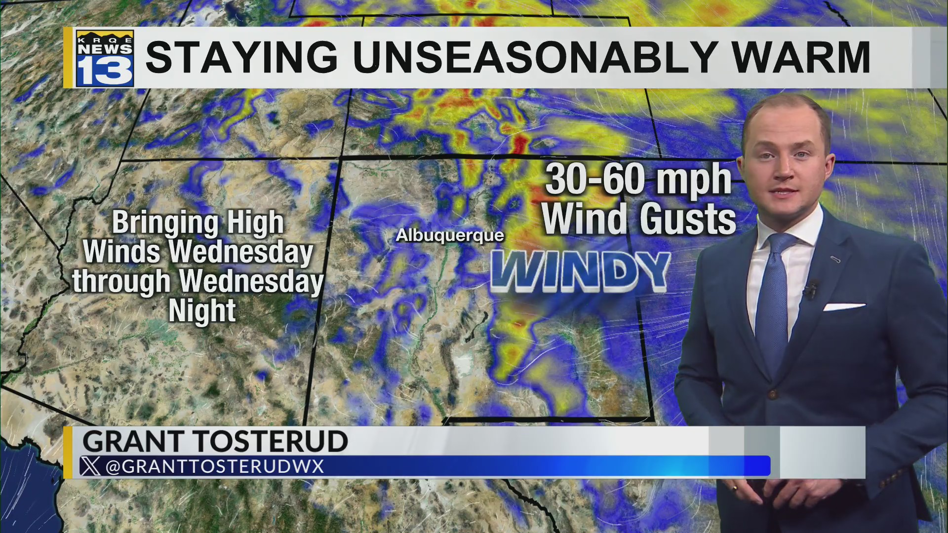 Winds pick up in parts of New Mexico Wednesday – KRQE NEWS 13 ...