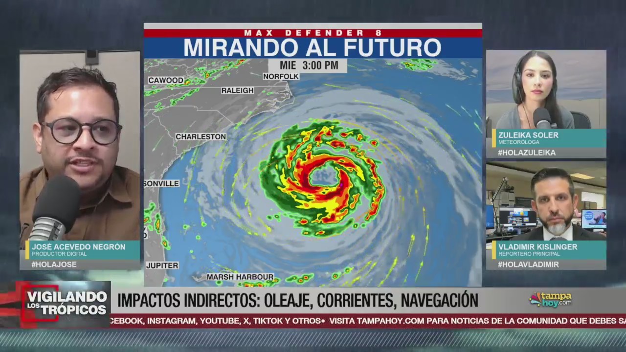 Huracán Erin no toca tierra, pero sus efectos podrían sentirse en EE.UU.