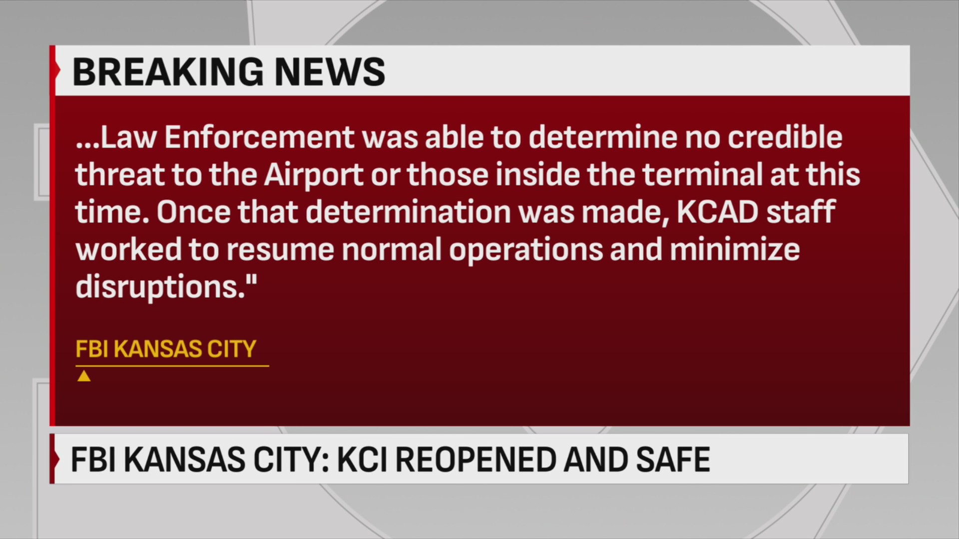 Lockdown lifted at Kansas City International Airport after evacuations ...