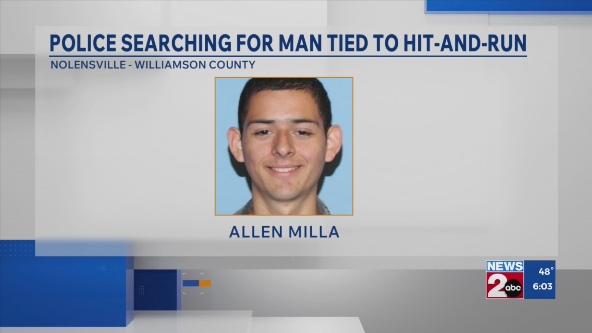 Police searching for man tied to hit-and-run – WKRN News 2