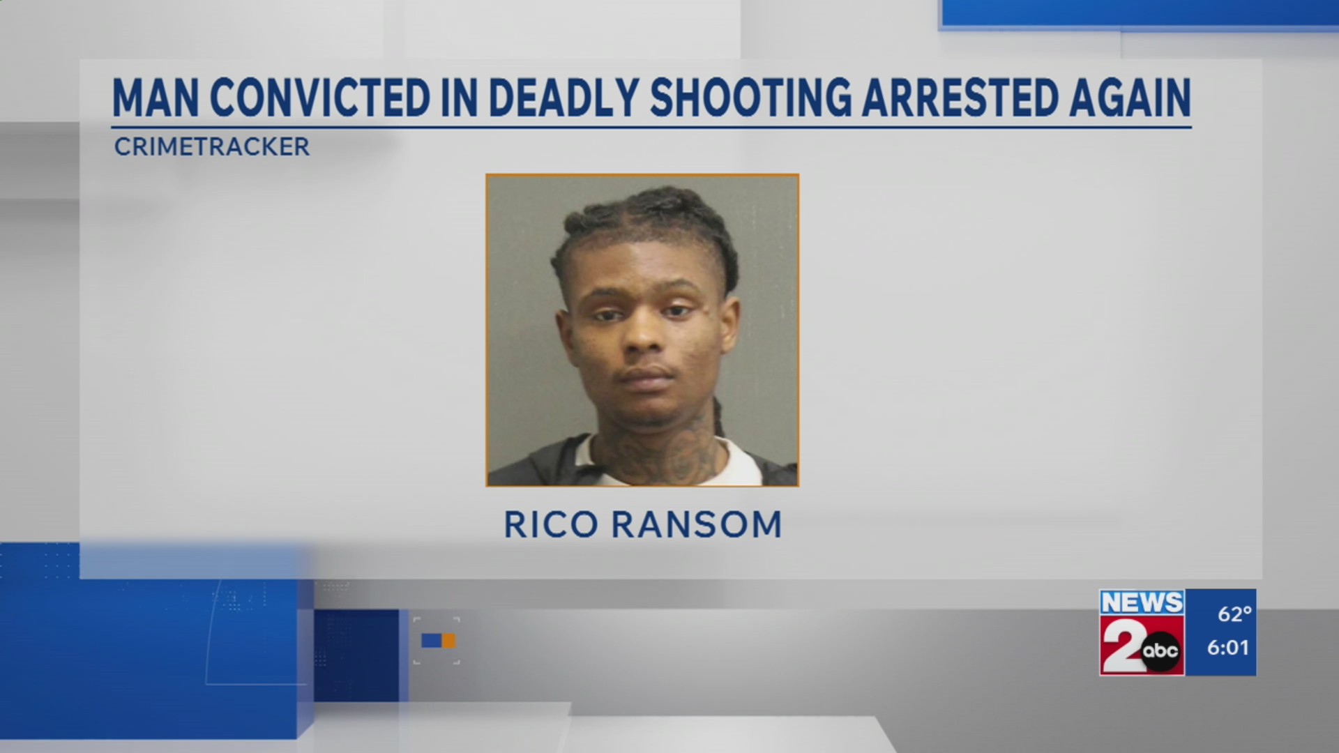 Man convicted in deadly shooting arrested again – WKRN News 2