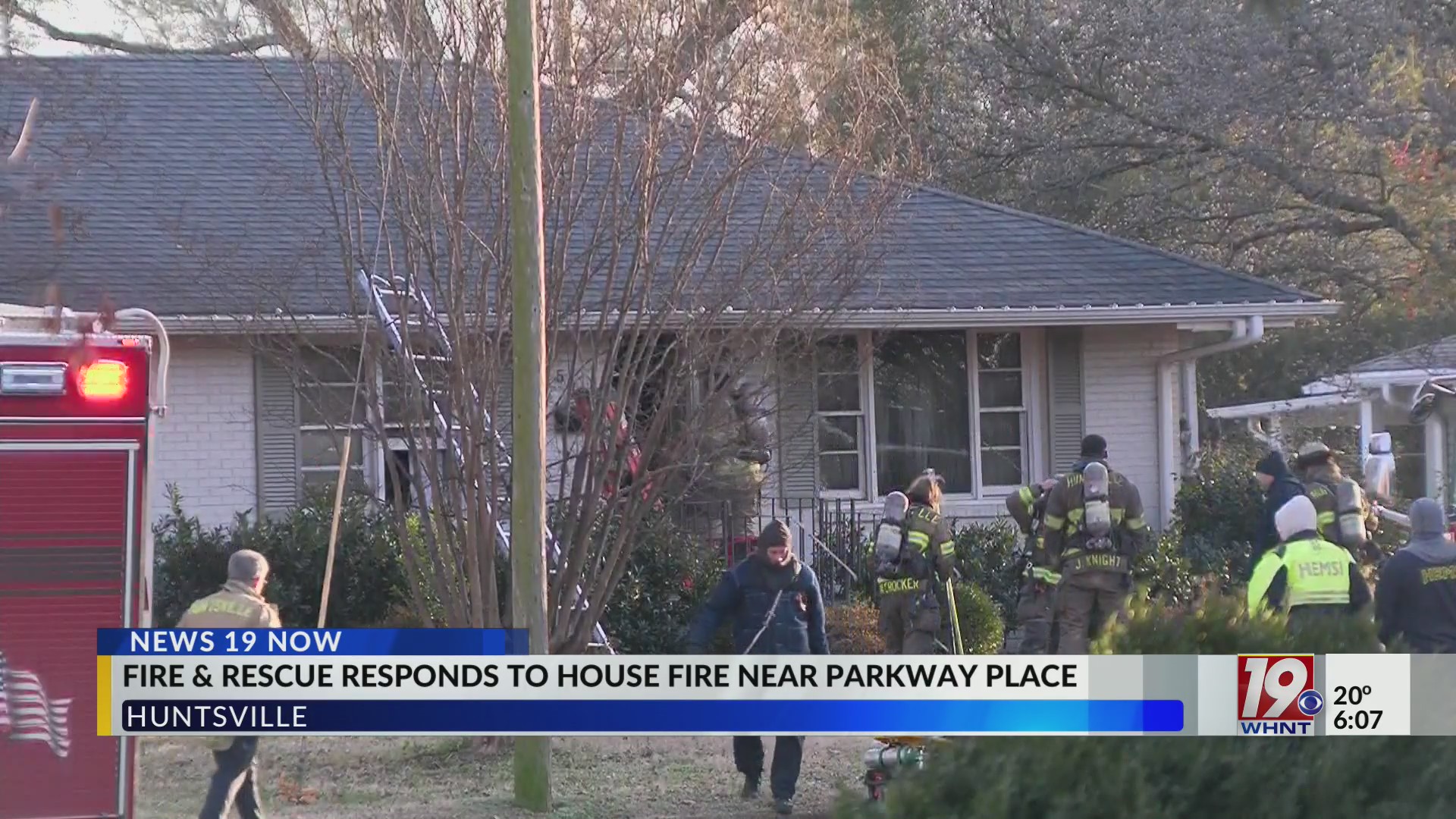 Huntsville Fire & Rescue Contain Fire on Lanier Road SW | Jan. 26, 2026 ...