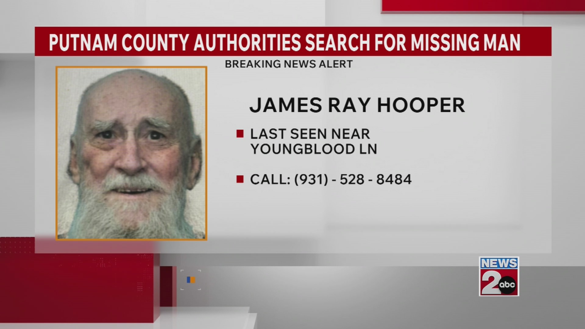 Putnam County authorities searching for missing man – WKRN News 2