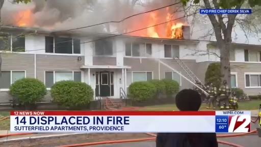 Sutterfield Apartments fire leaves 14 Displaced in fire – WPRI.com