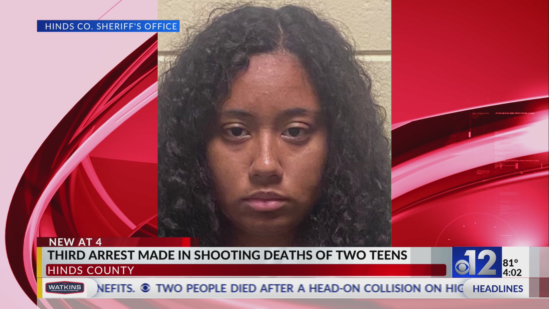 Woman arrested in shooting deaths of two Jackson teenagers – WJTV