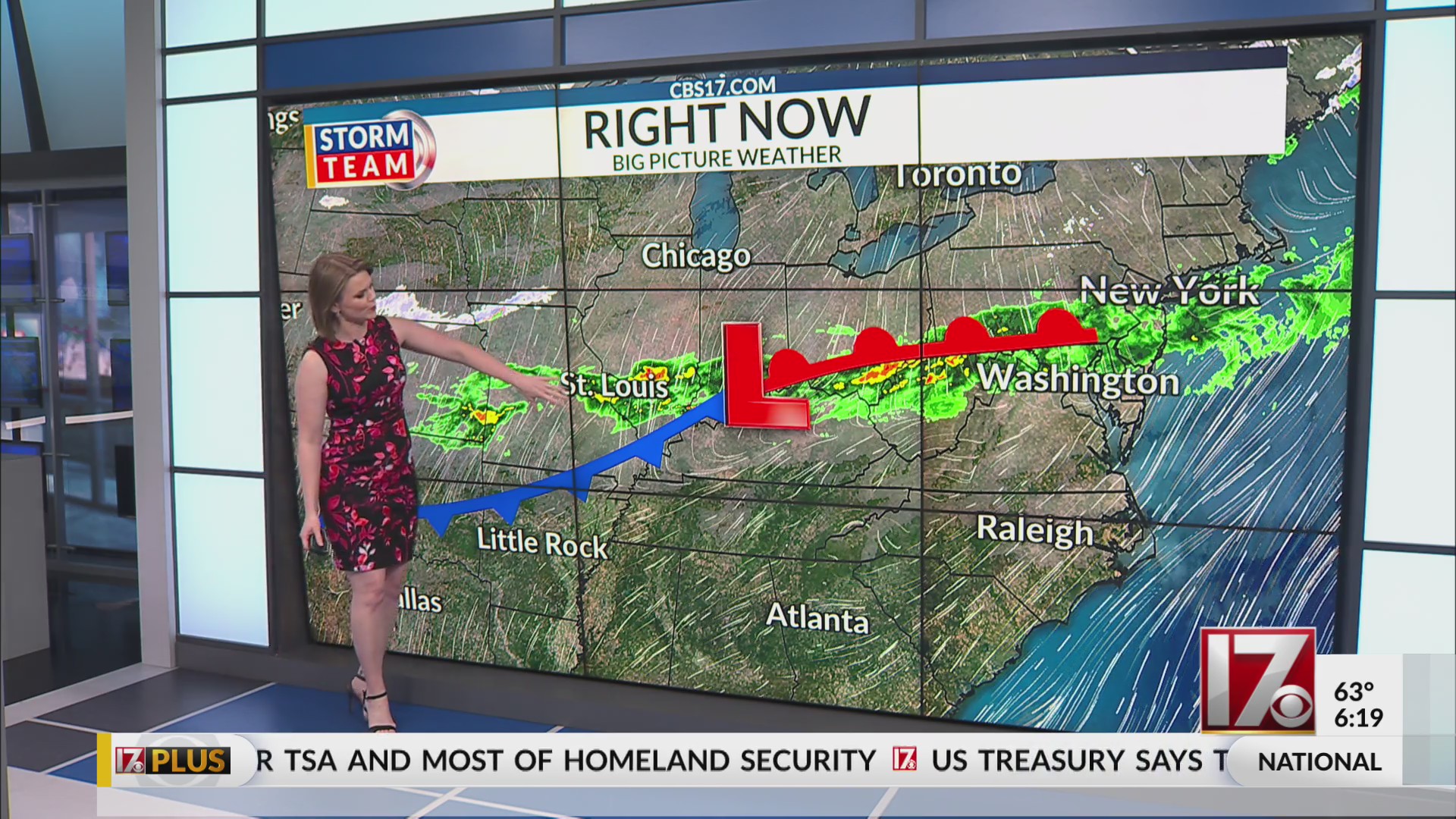 Central NC gets record highs Friday and a cold front – CBS17.com