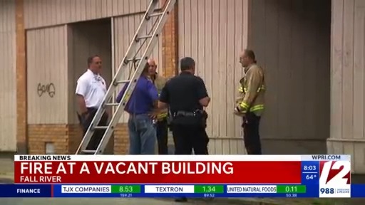 Crews respond to fire at vacant Fall River building – WPRI.com