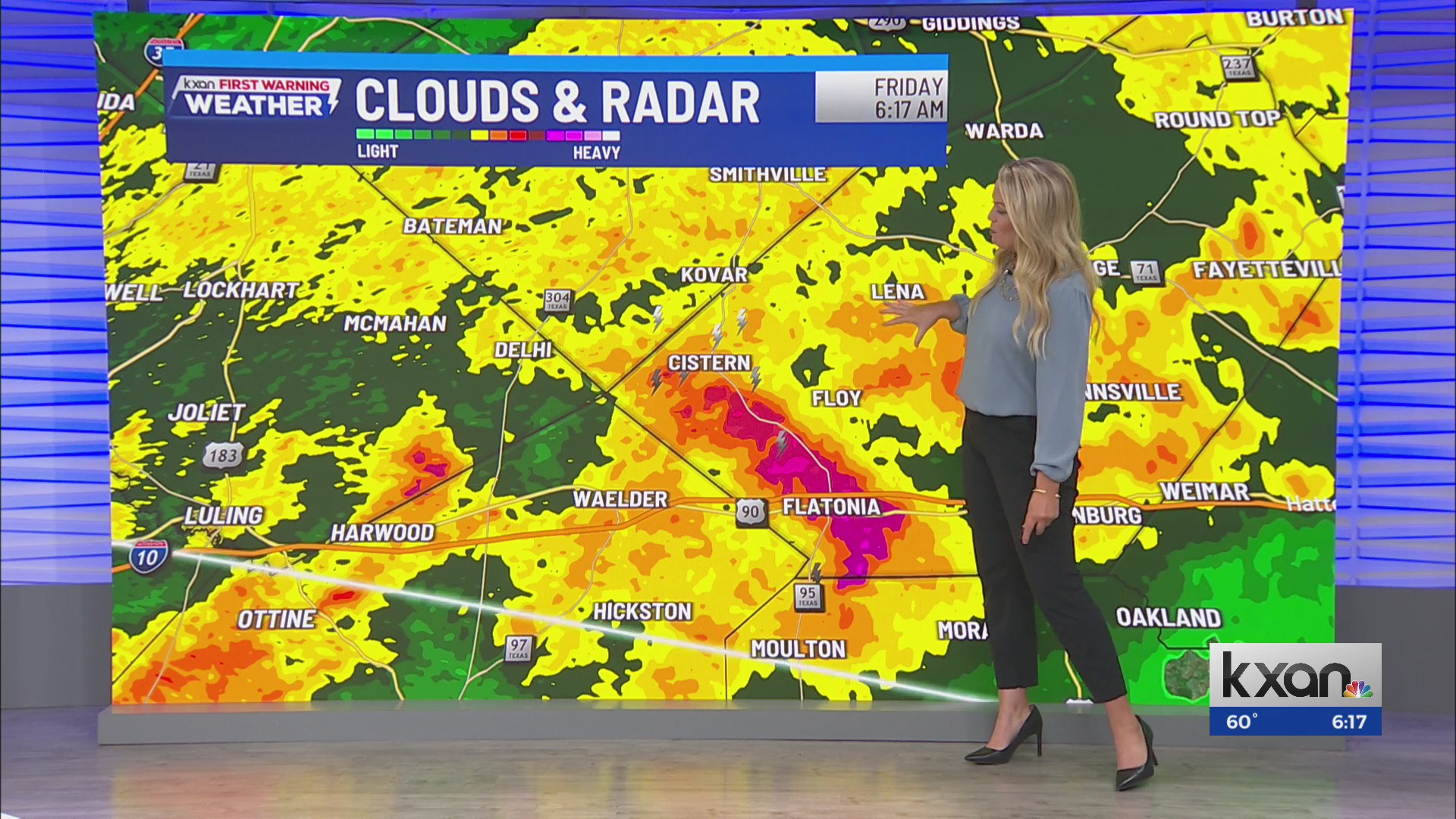 Heavy rain impacting morning commute | May 1 forecast – KXAN Austin