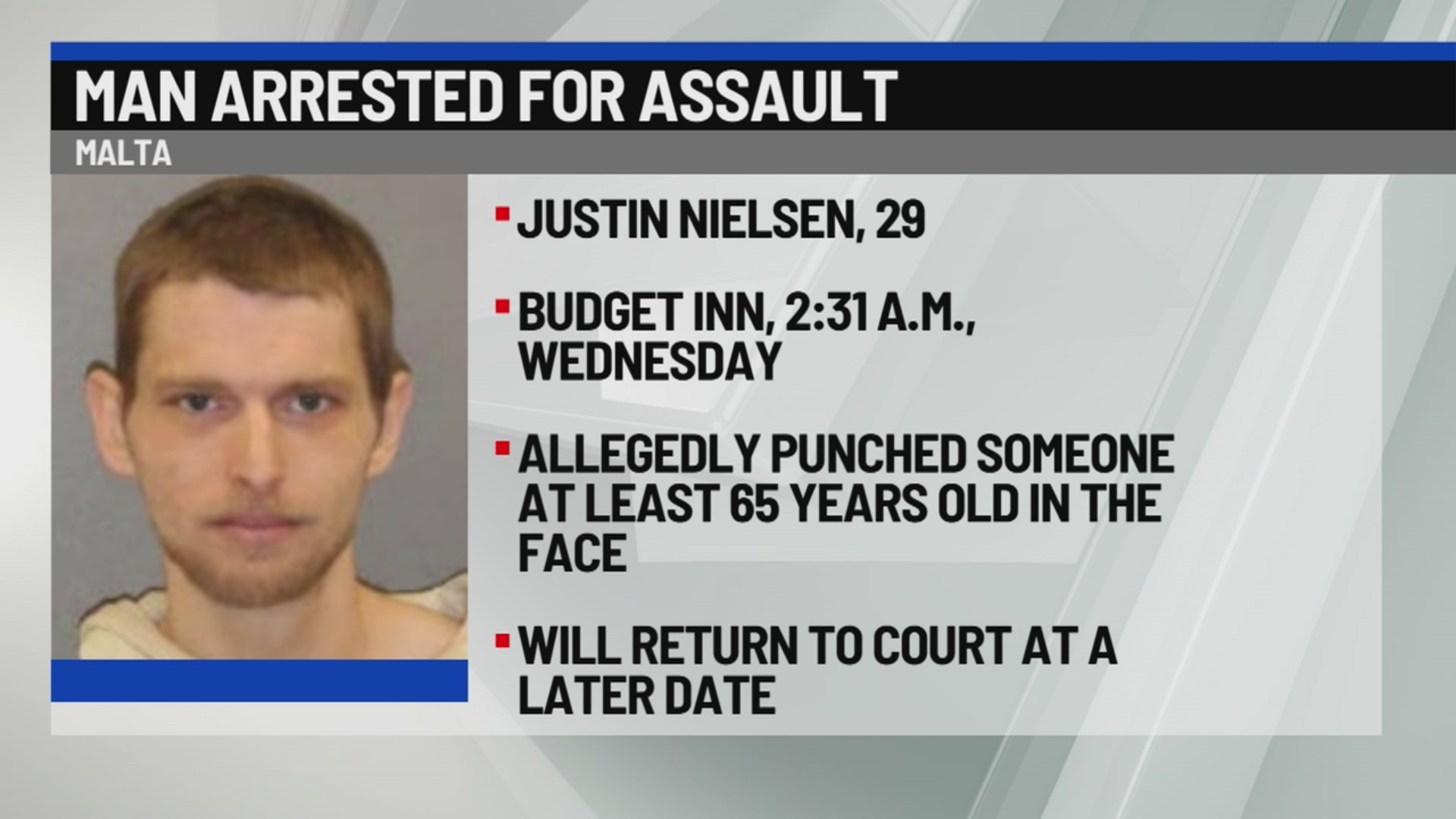 Man arrested for assault in Malta – NEWS10 ABC