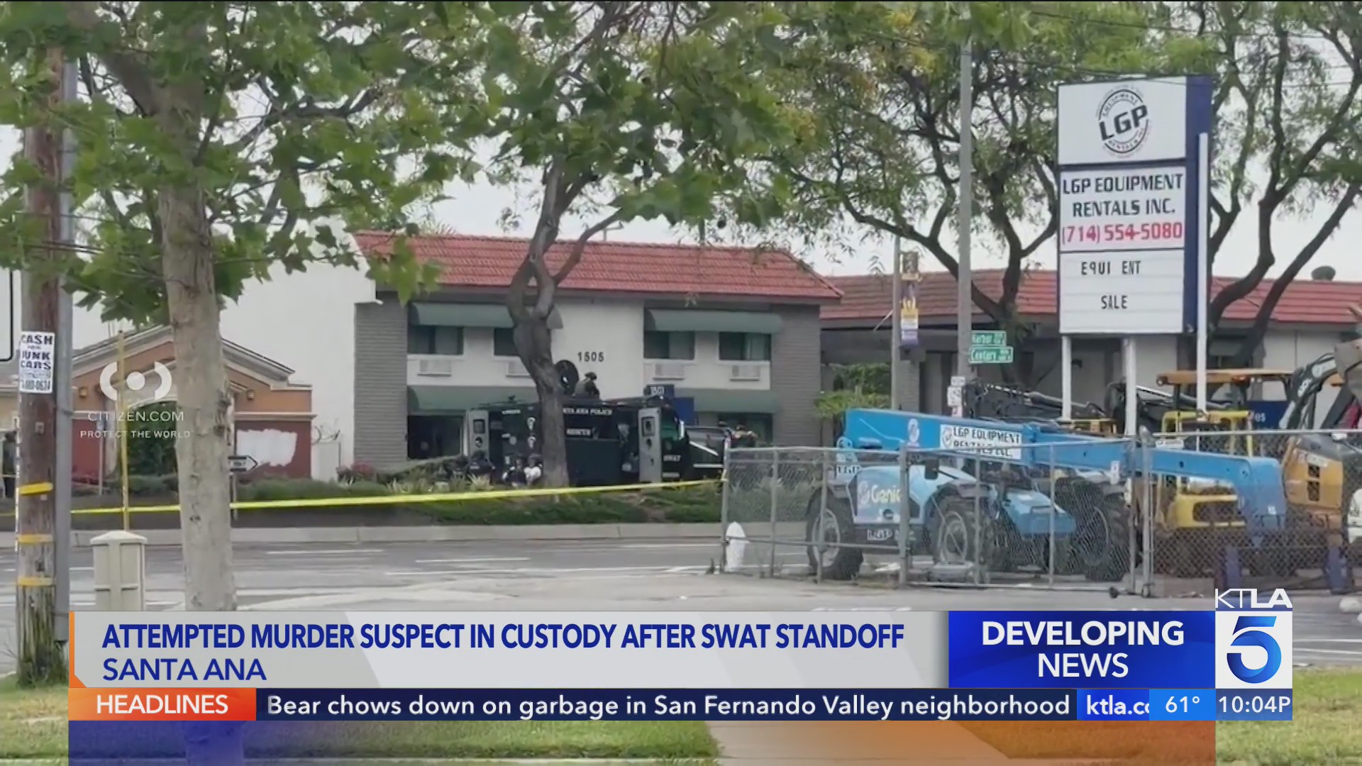 Attempted murder suspect in custody after O.C. standoff – KTLA