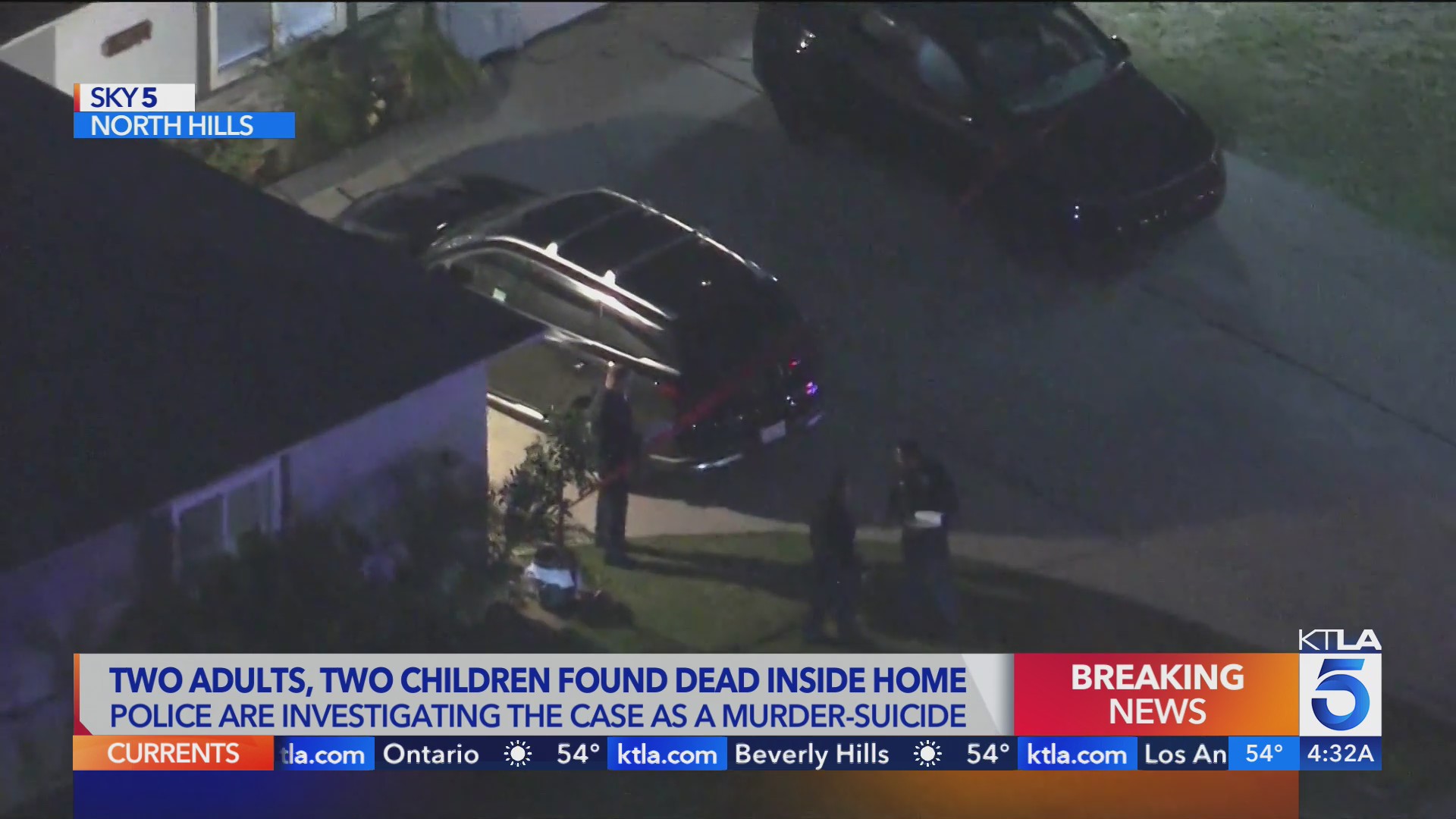 Murder-suicide suspected in deaths of 4 people in North Hills home – KTLA