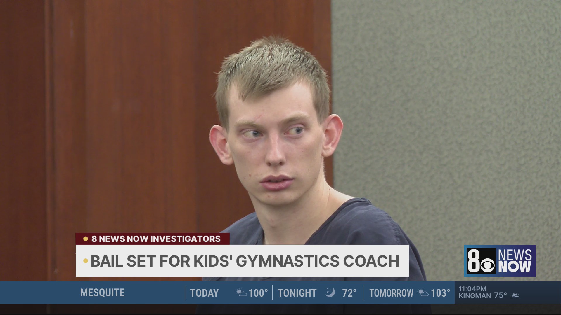 Gymnastics Coach Charged with Inappropriate Squeezing of Children Set Bail at $40,000
