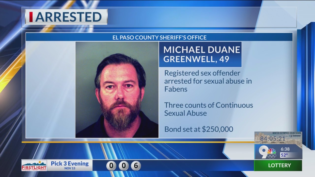 Registered sex offender arrested for sexual abuse – KTSM 9 News