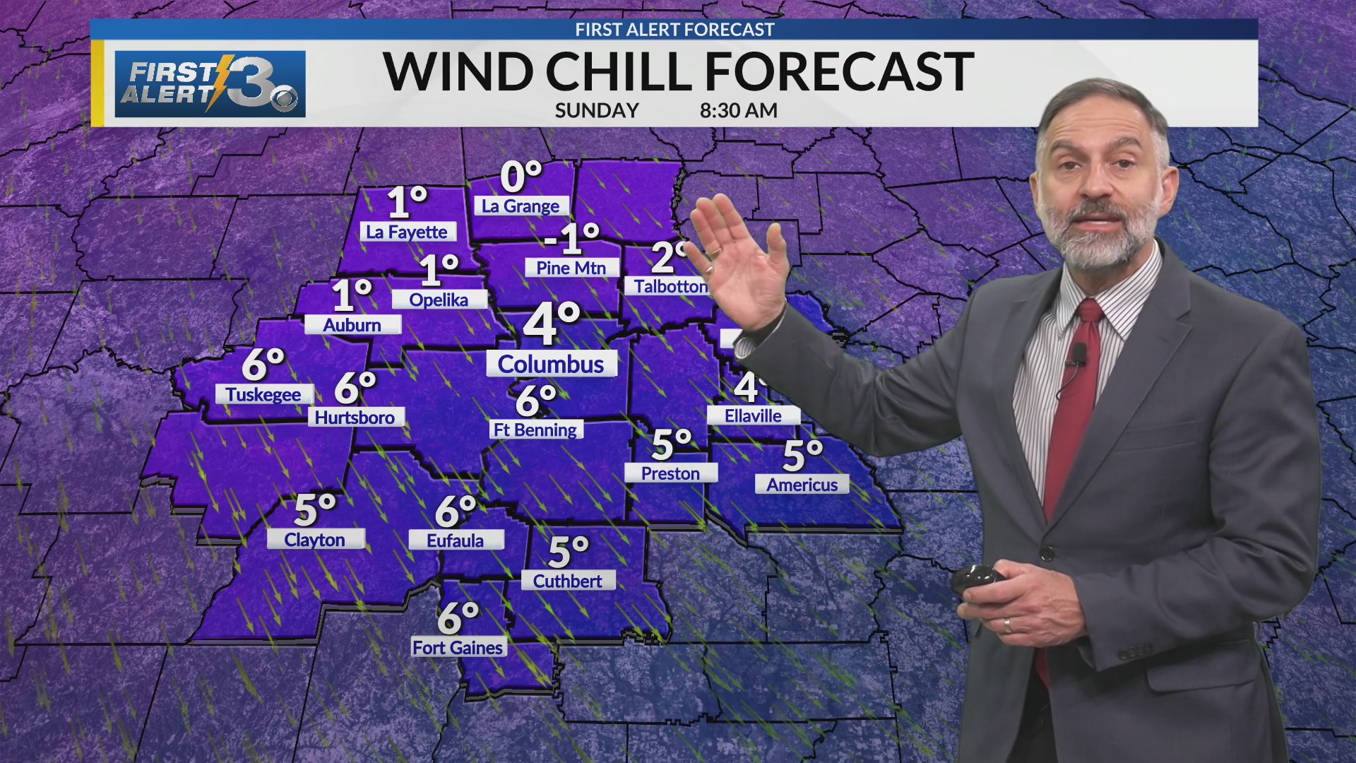 Columbus, Ga Weather Wednesday 6PM (01/28/26) – WRBL