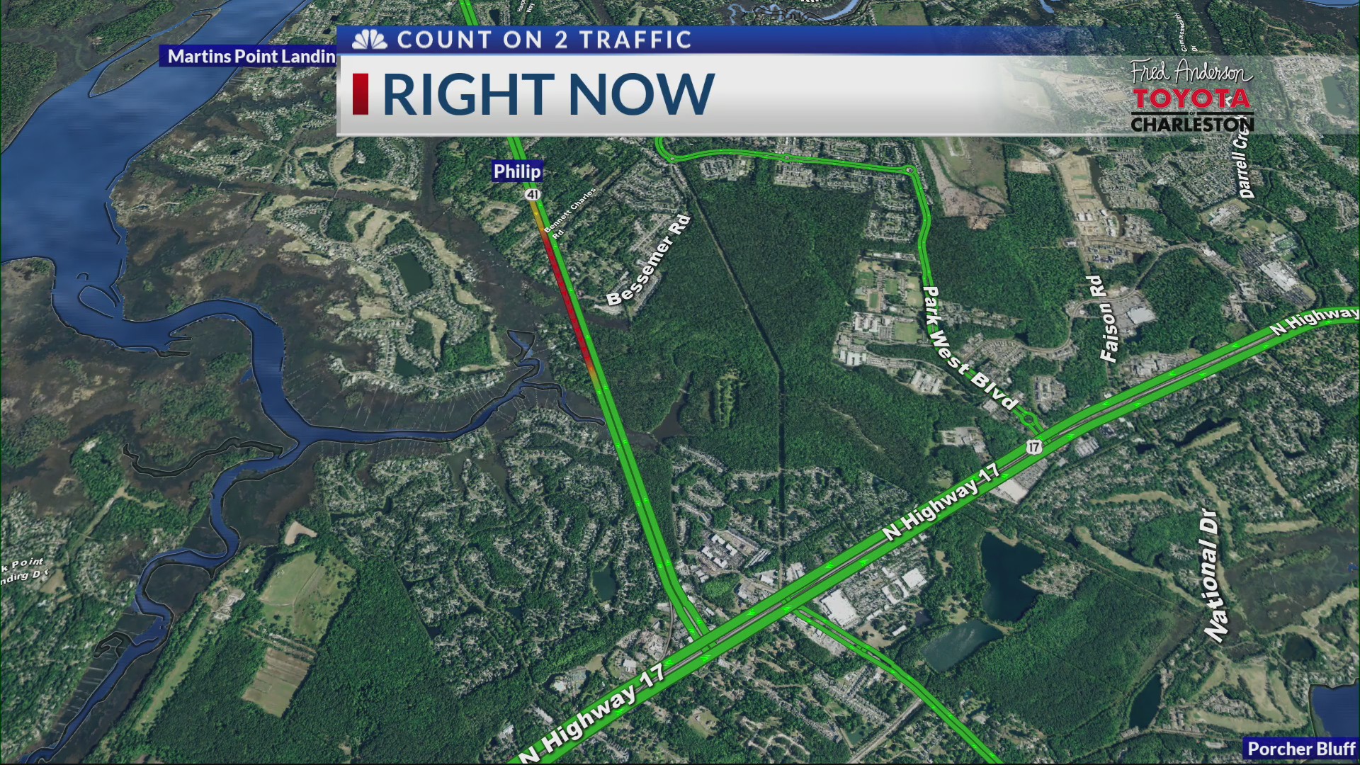 Fallen tree knocked out power on Highway 41; service restored – WCBD News 2
