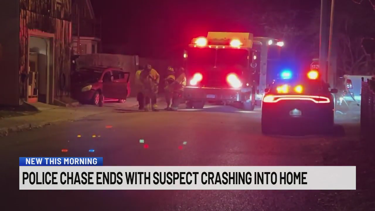 Police chase ends with suspect crashing into home – NEWS10 ABC