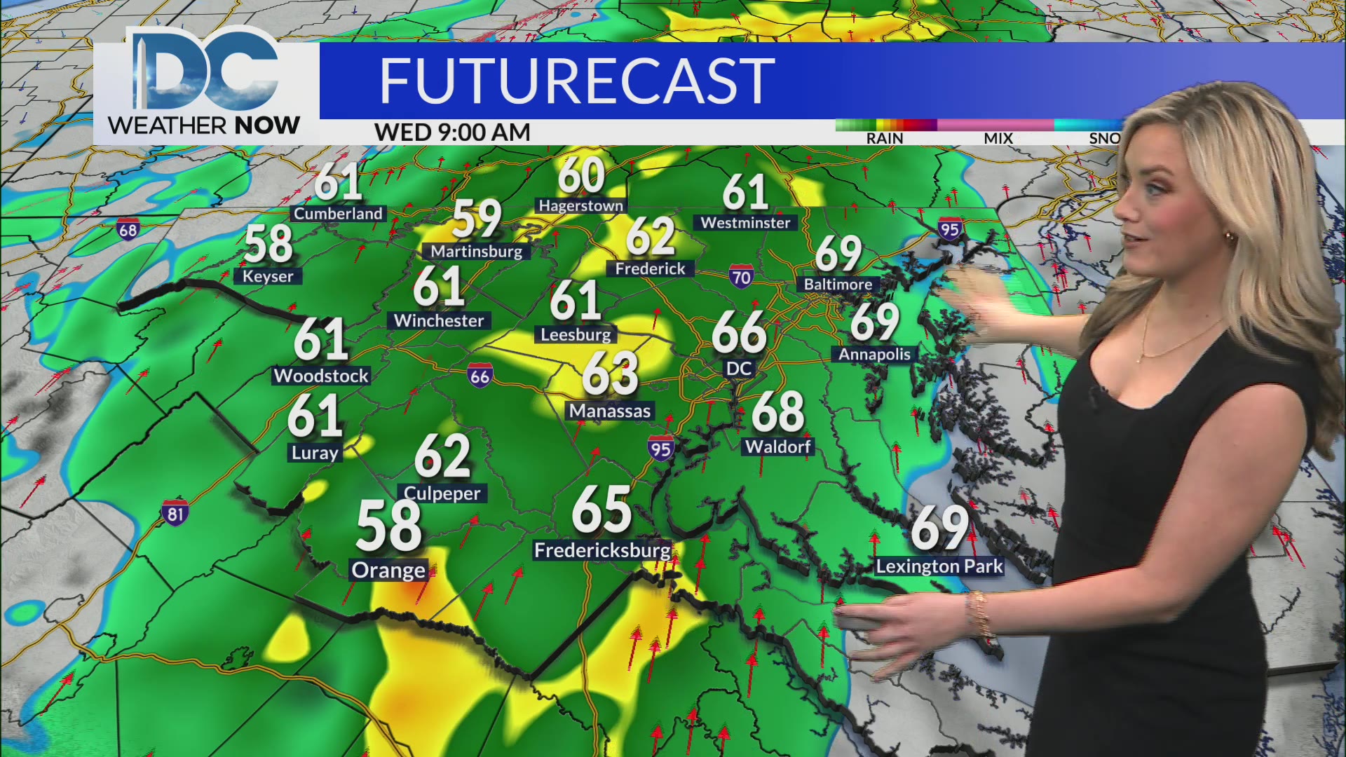Rain returns for parts of Wednesday & Thursday – DC News Now | DC ...