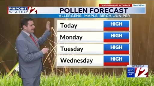 WPRI 12 Weather Forecast 5/3/26: Breezy, Dry Today; Nice Through ...