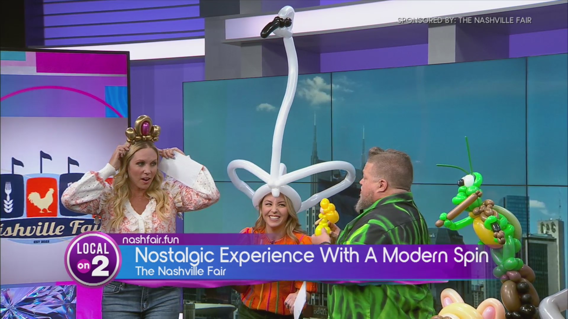 The Nashville Fair: Balloon Flair! – WKRN News 2