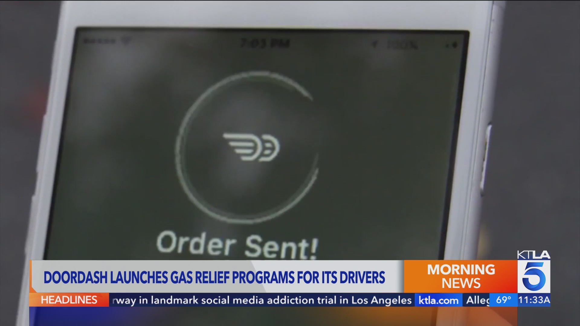 DoorDash rolls out gas price relief program for drivers – KTLA