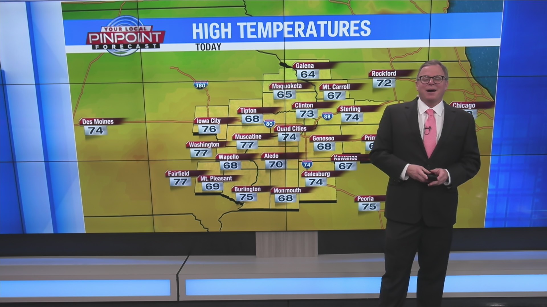 Widespread highs in the 60s and 70s Monday! – WHBF – OurQuadCities.com