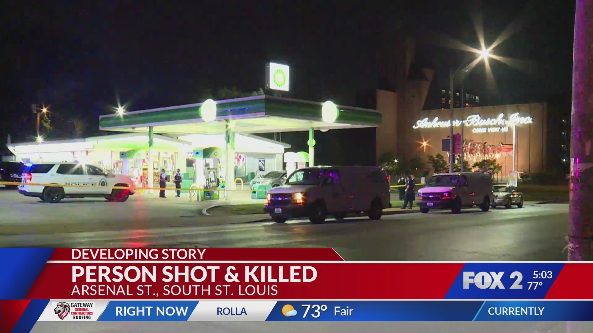 Man killed in overnight shooting in south St. Louis – FOX 2