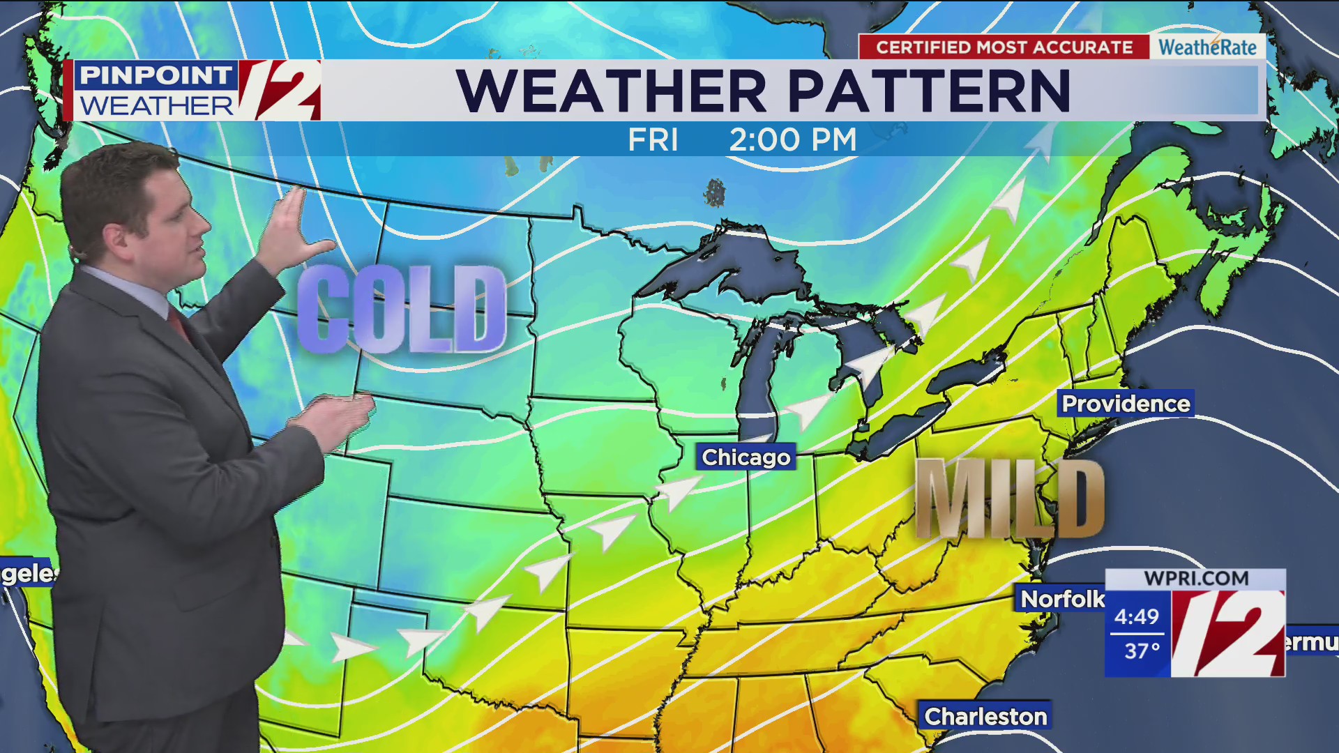 WPRI 12 Weather Forecast 1/7/26: Milder Temperatures Next Few Days ...
