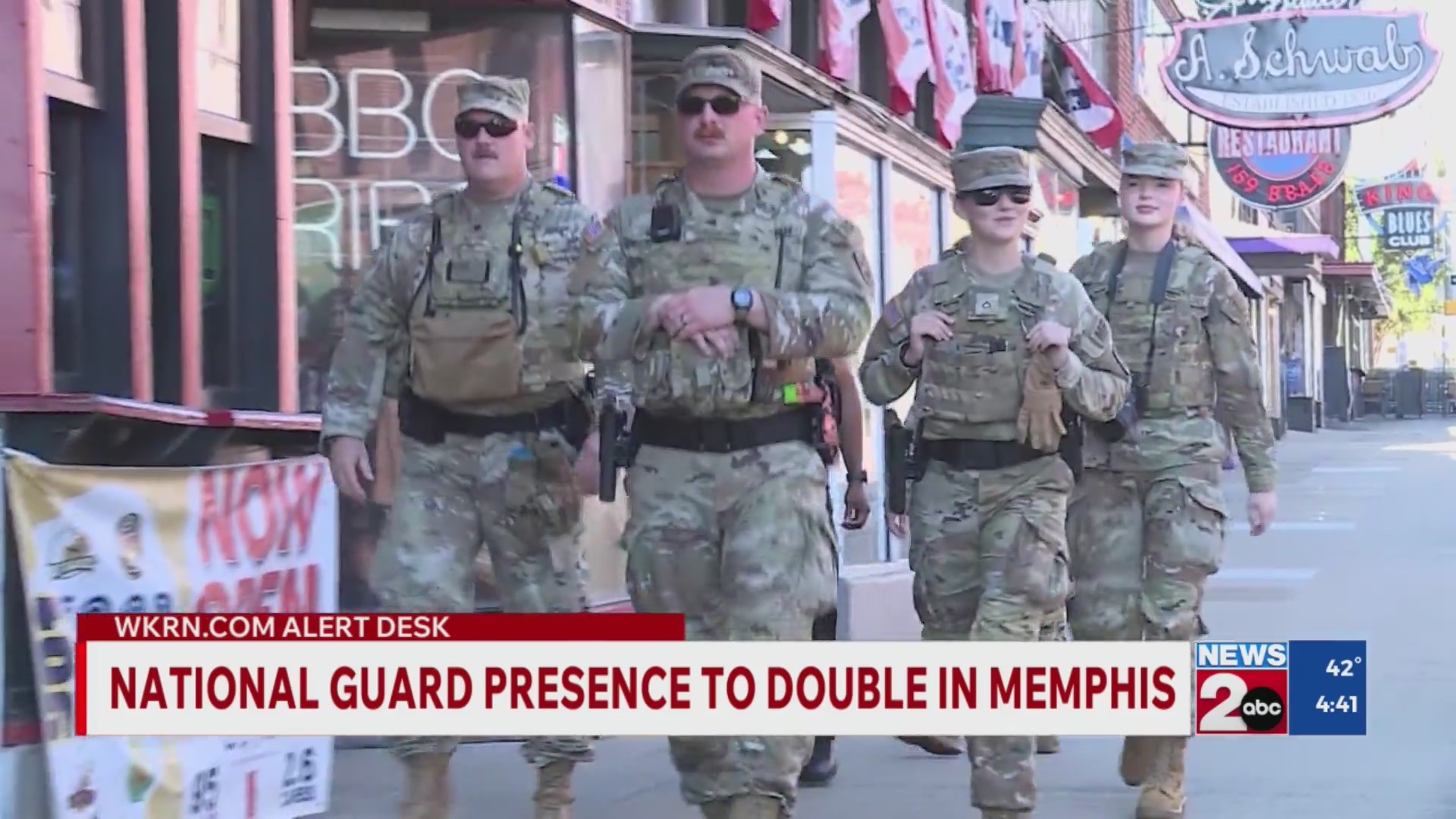 National Guard presence to double in Memphis – WKRN News 2
