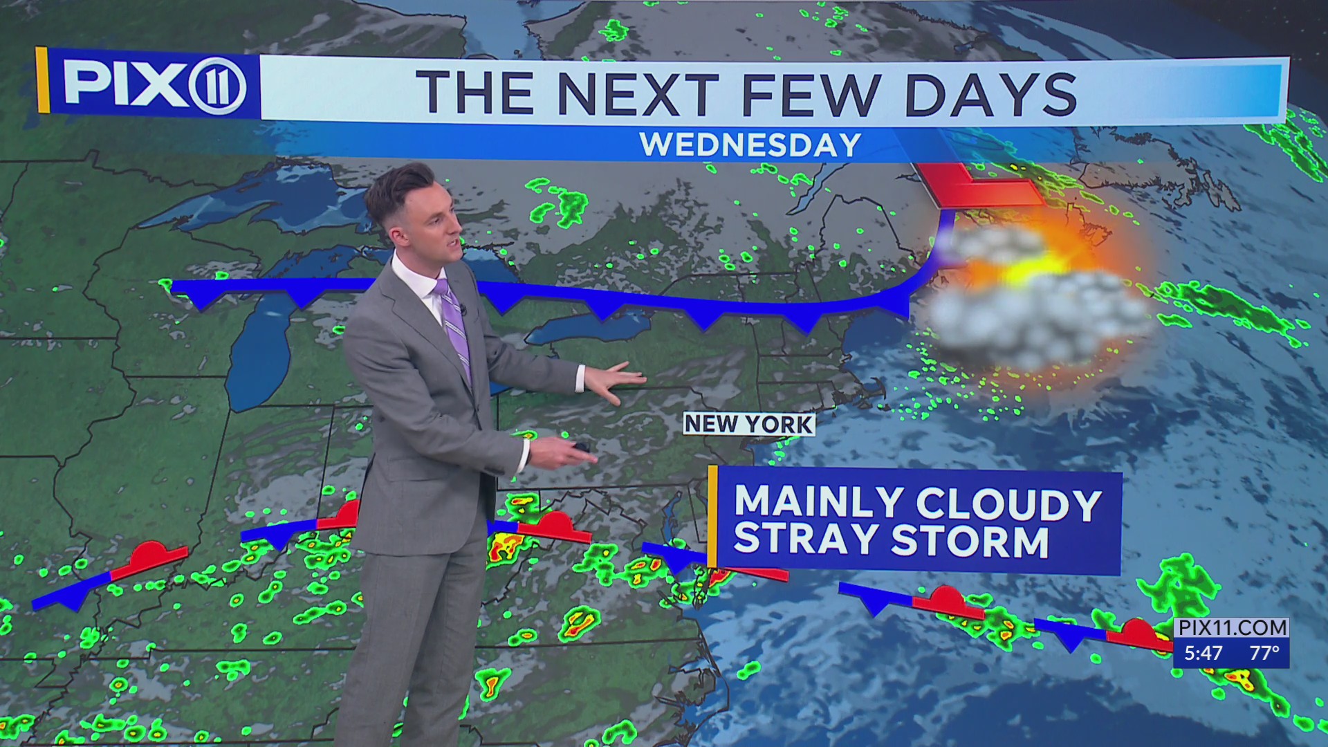 Warming up further in NY, NJ with the risk of a shower – PIX11