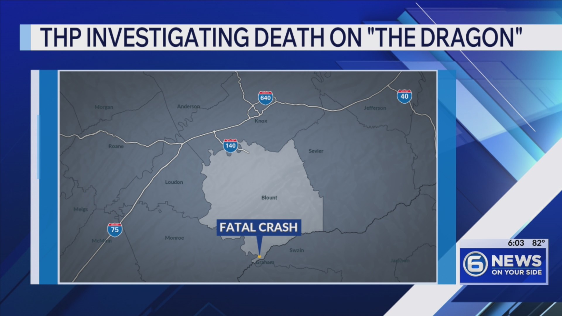 Fatal crash under investigation on Tail of the Dragon – WATE 6 On Your Side