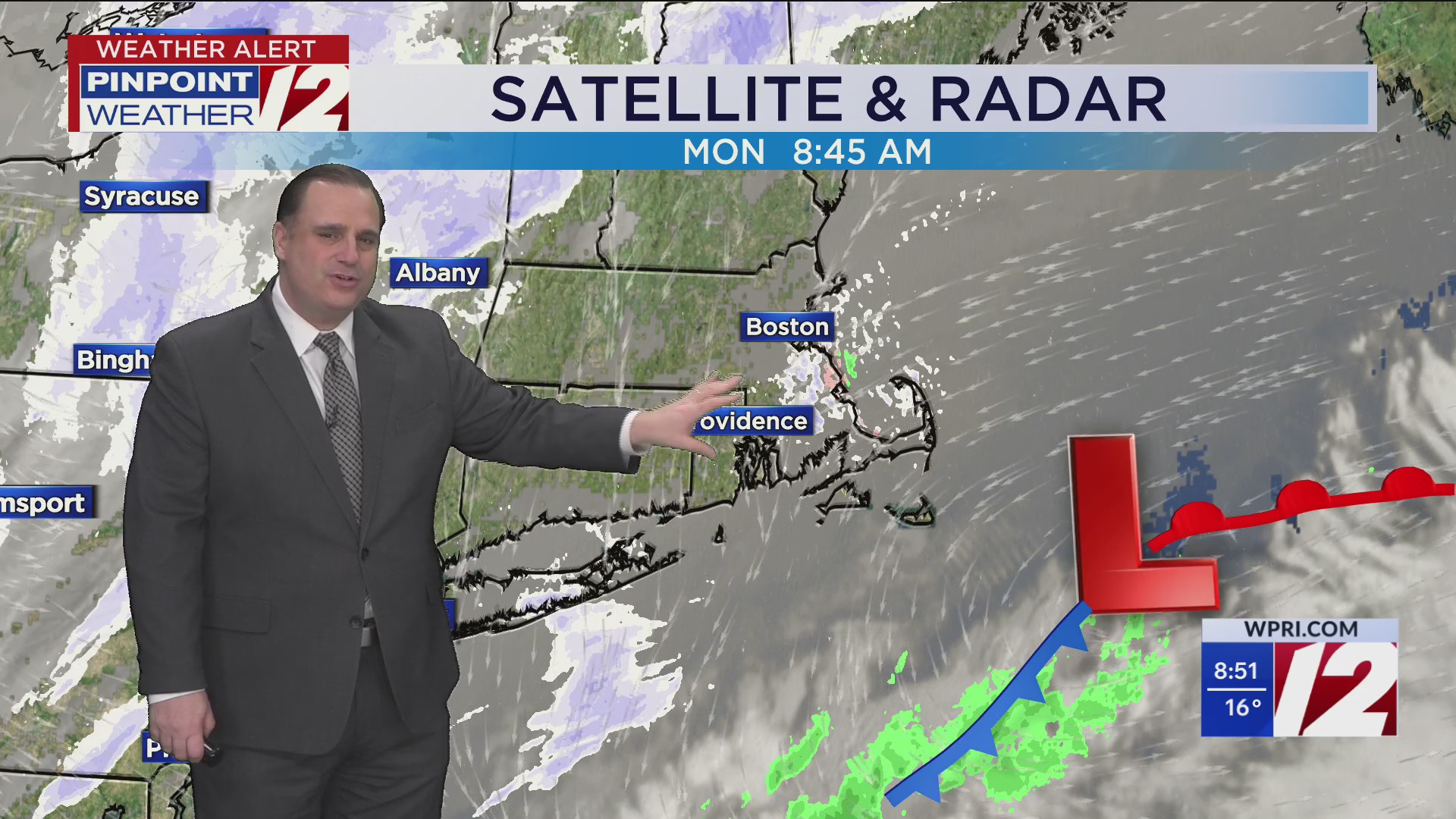 WPRI 12 Weather Forecast for 1/26/26: Lingering snow showers today ...