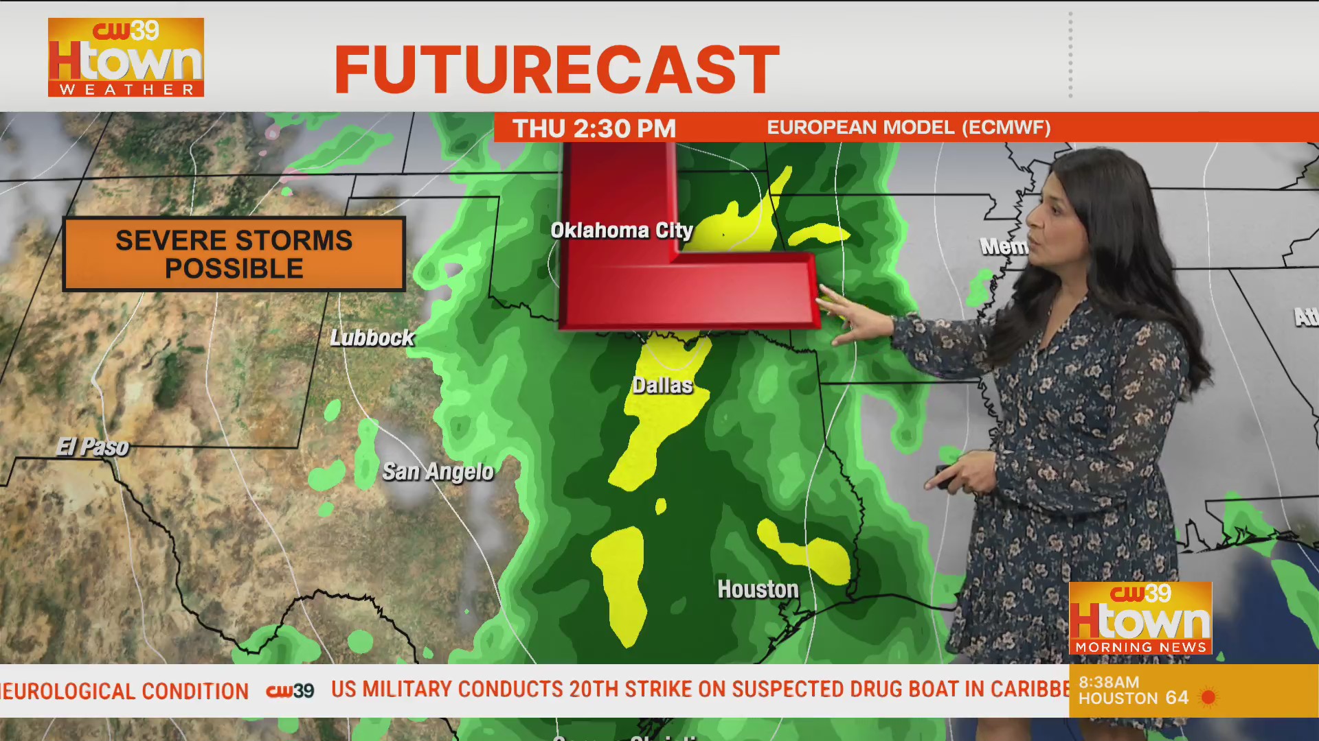 Near record heat this weekend, storm chances next week – CW39 Houston