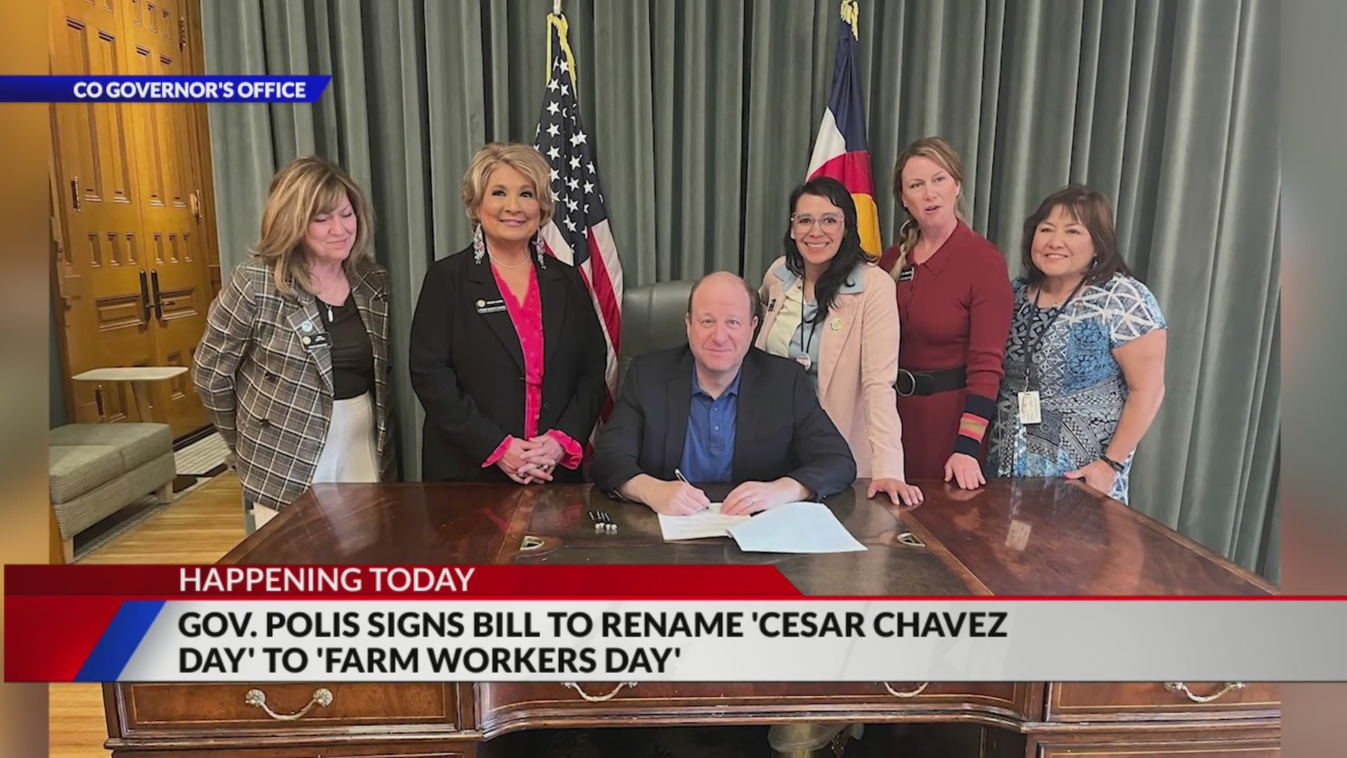 Polis signs bill to rename Cesar Chavez Day – FOX31 Denver