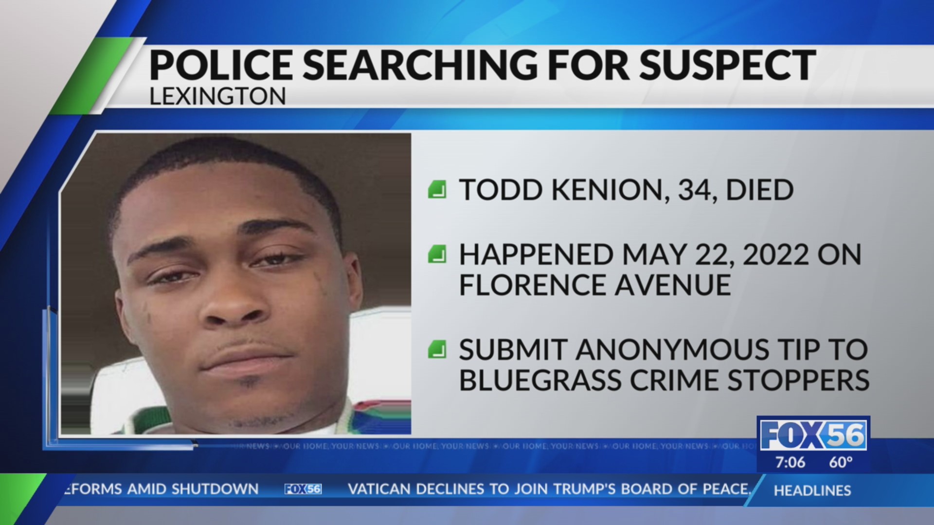 Lexington police seeks help in 2022 death investigation – FOX 56 News