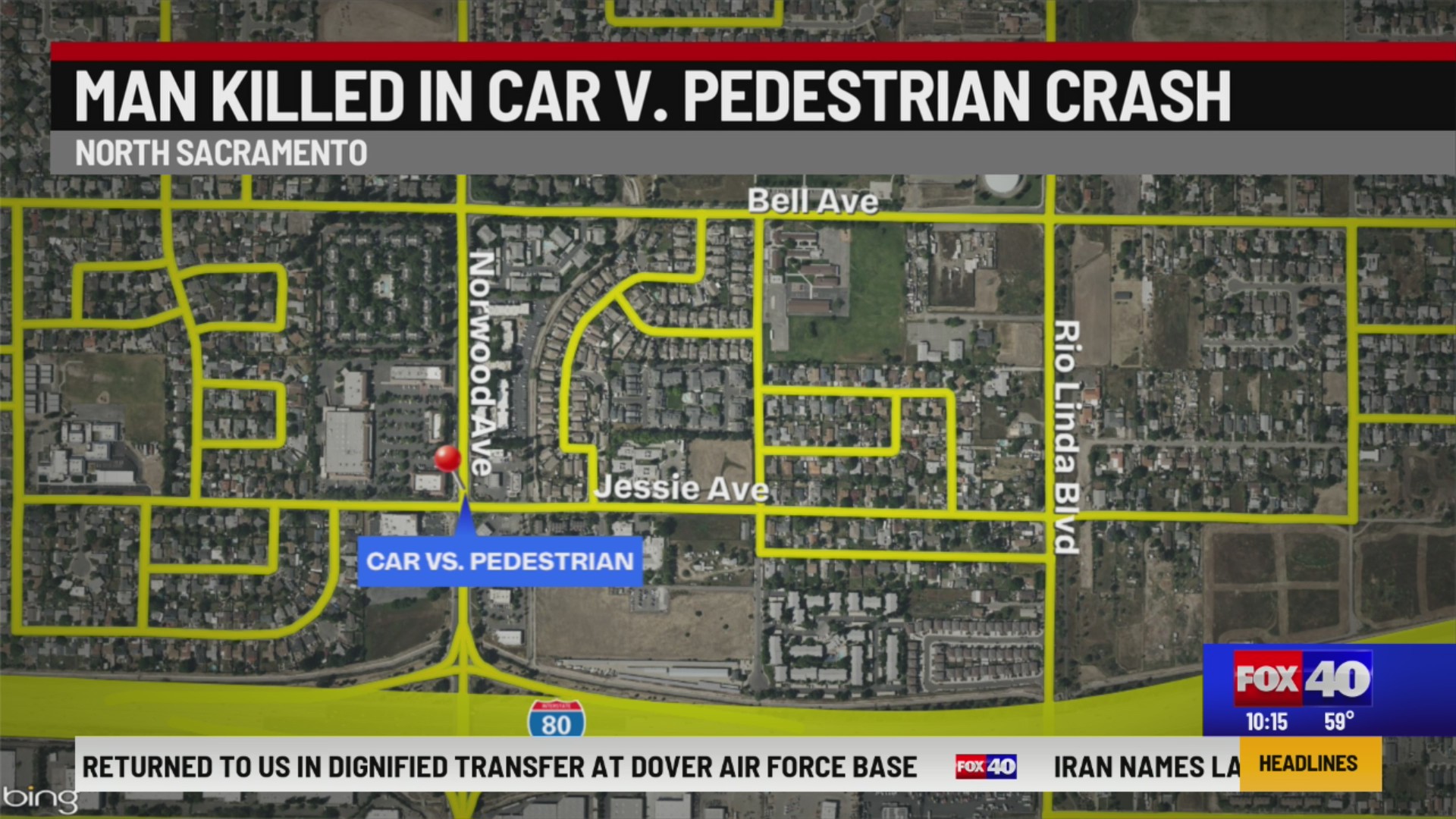 Pedestrian killed in North Sacramento hit-and-run crash – FOX40 News